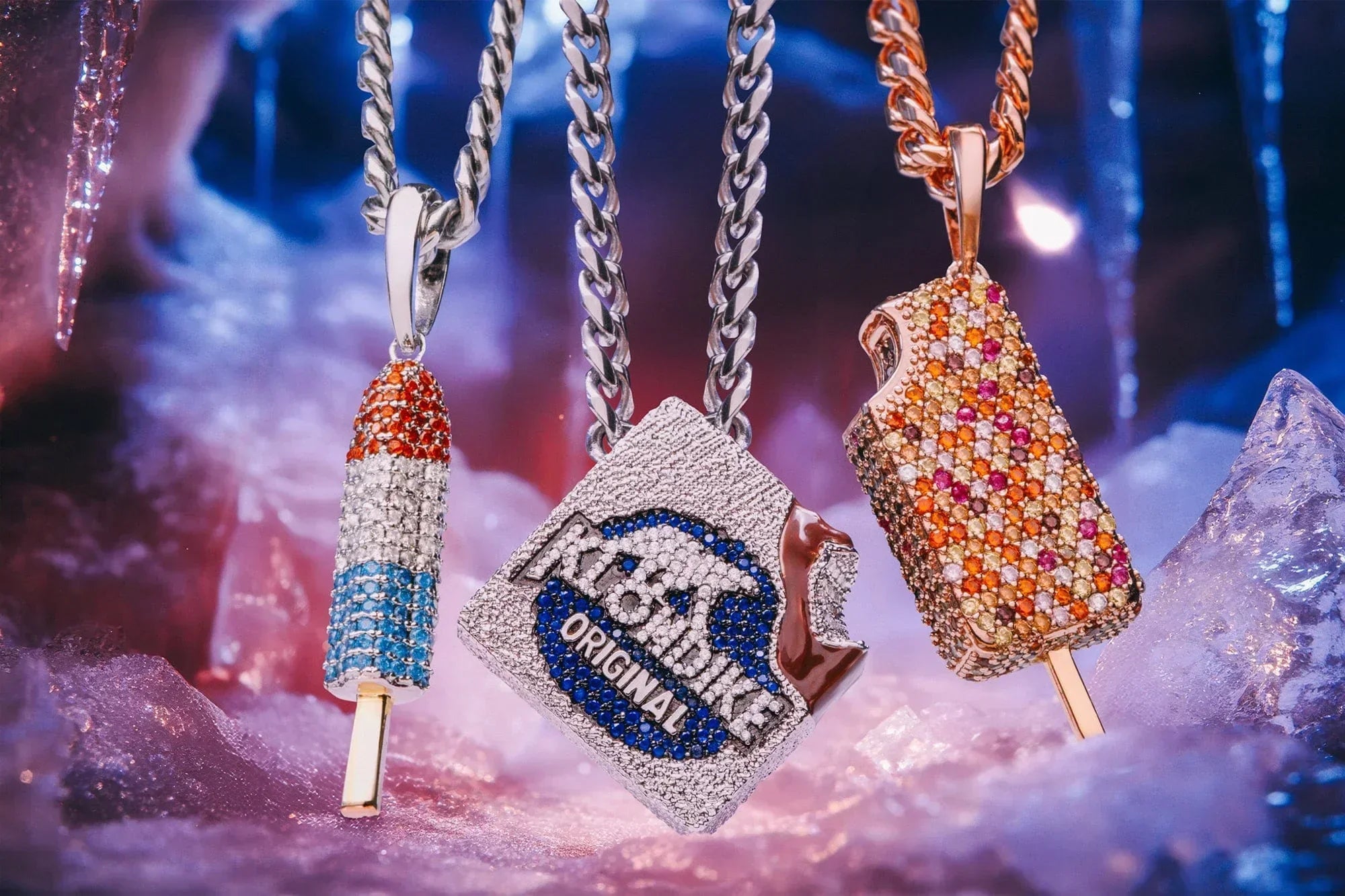 Chill Out with the Iced-Out Ice Cream Collection by Kingices 🍦💎