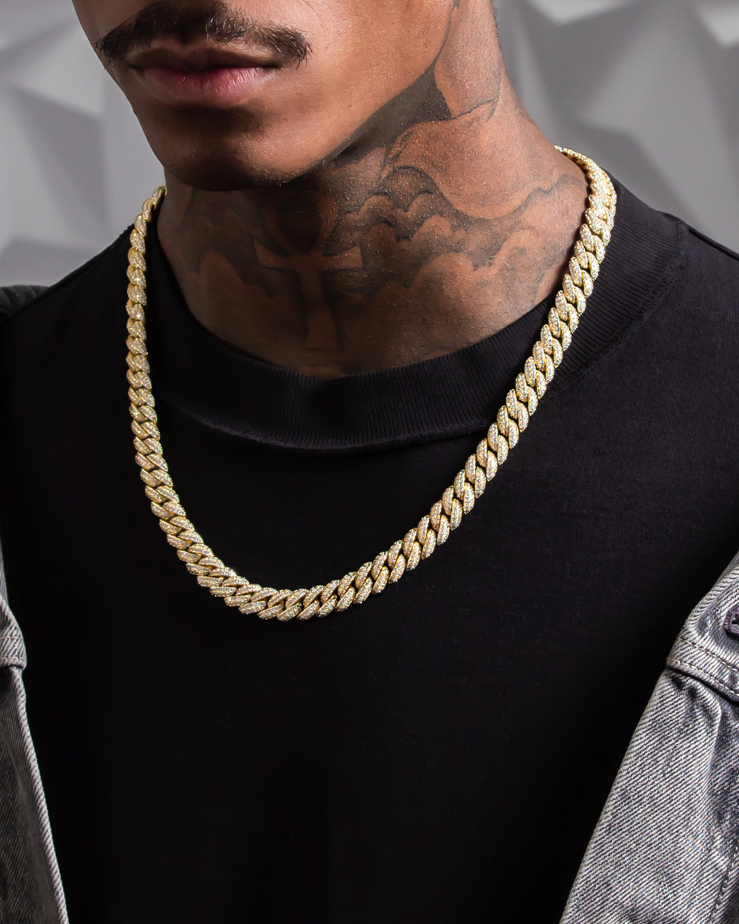10mm Iced Miami Cuban Link Chain  in  by Kingices
