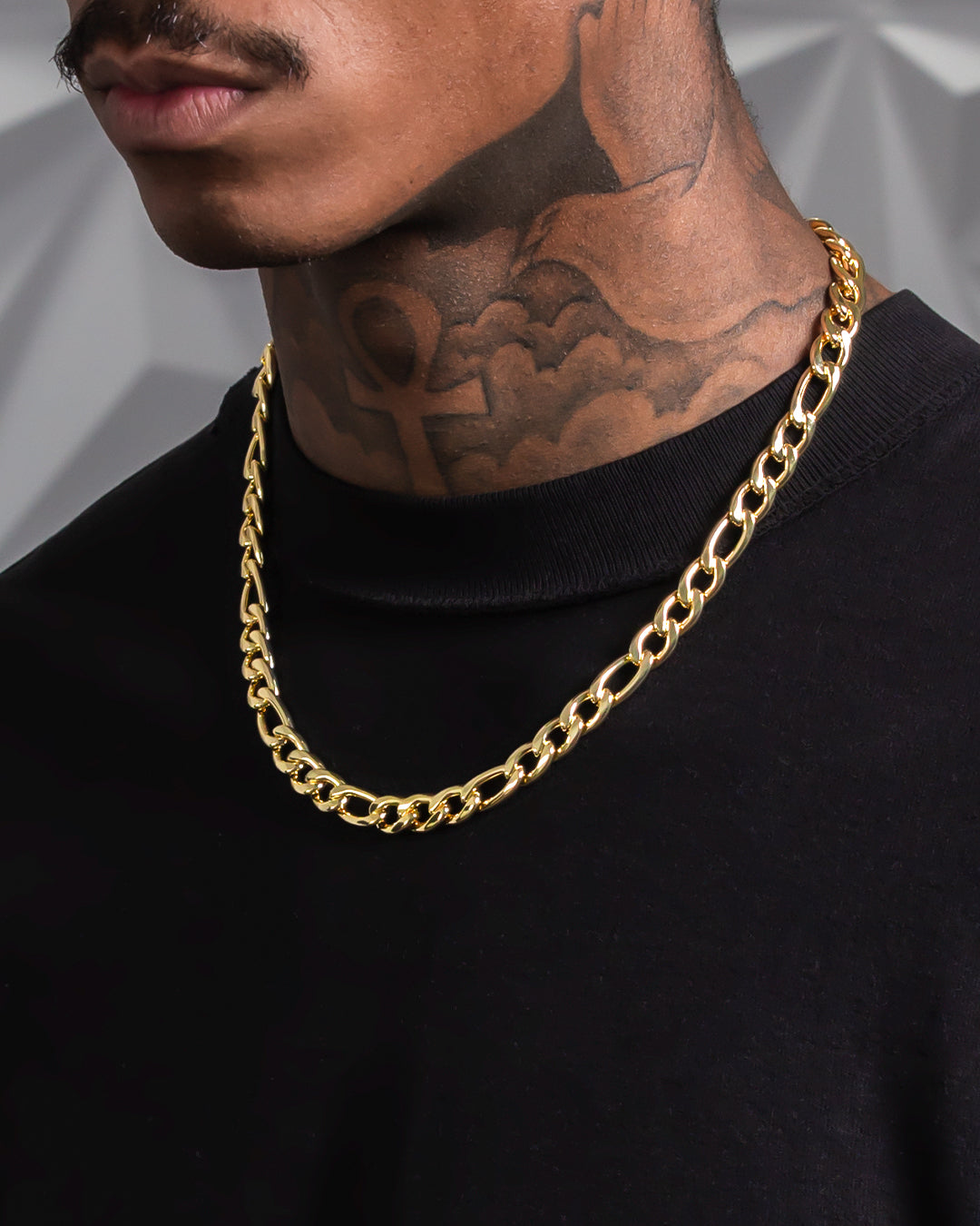 10mm Italian Figaro Chain  in  by Kingices
