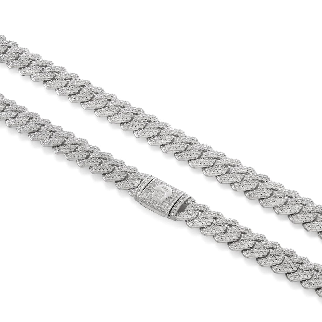 15mm Iced Diamond Cut Miami Cuban Link Chain  in  by Kingices
