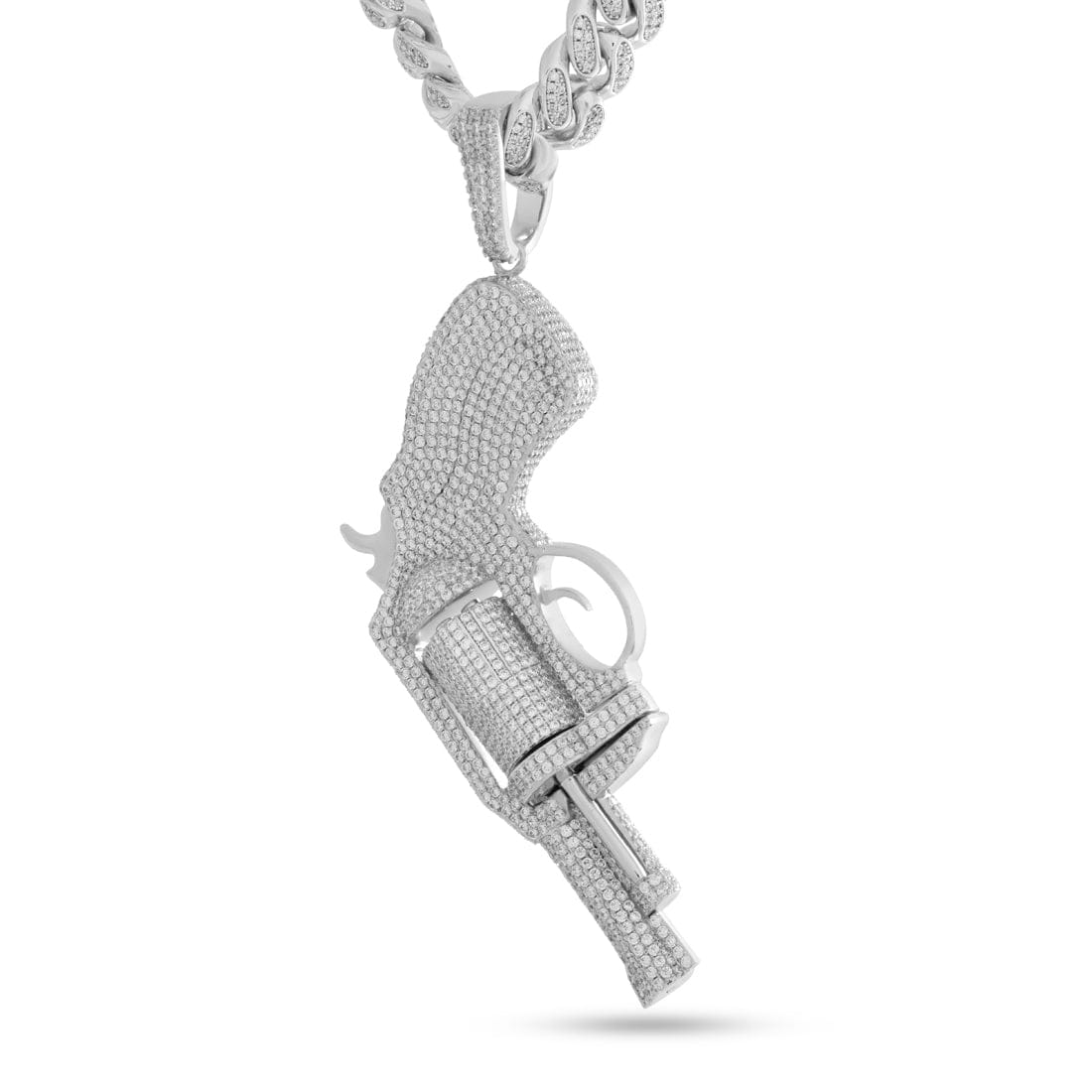 .38 Special Necklace  in  White Gold / 5.5" by Kingices