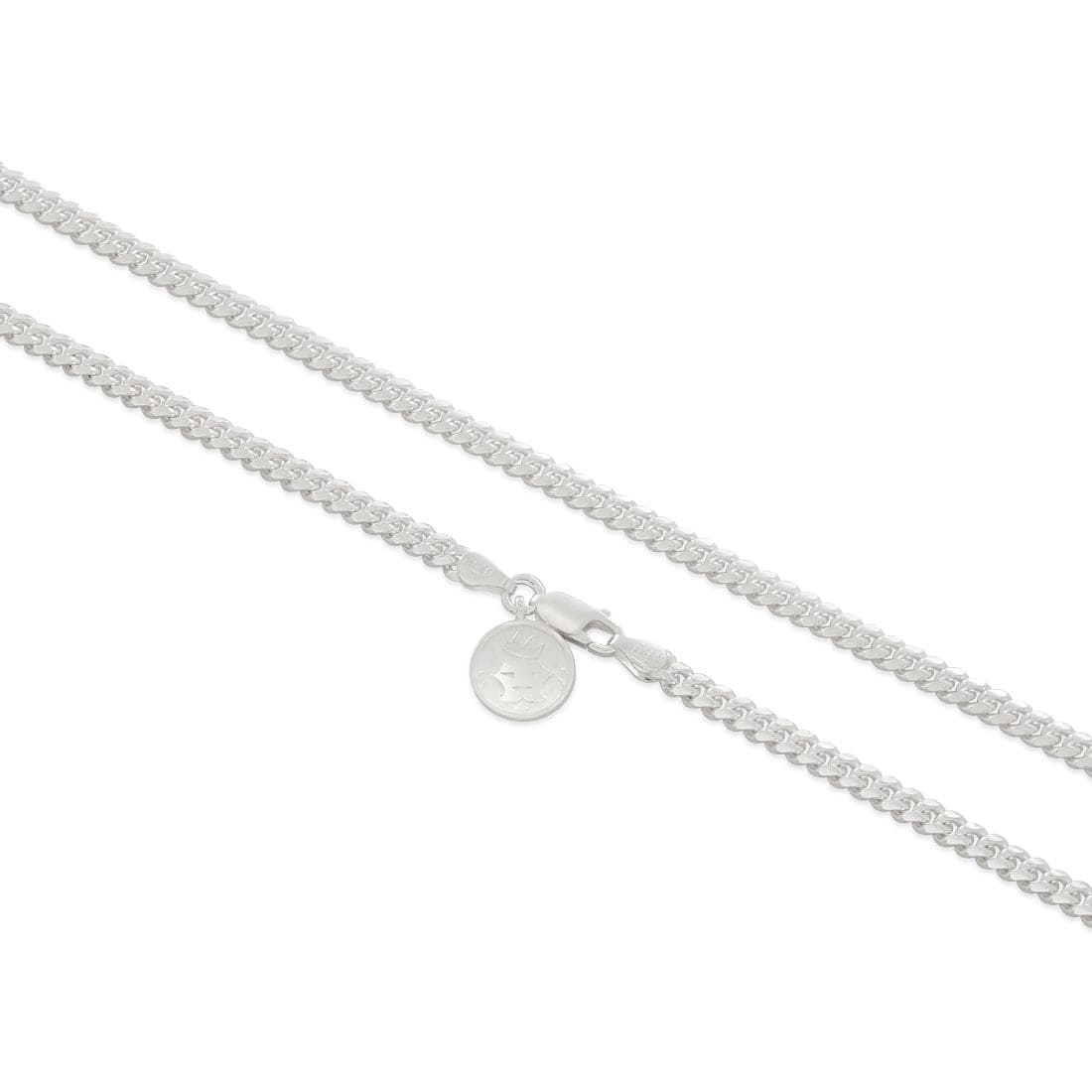 4mm Italian Sterling Silver Miami Cuban Link Chain  in  22" by Kingices