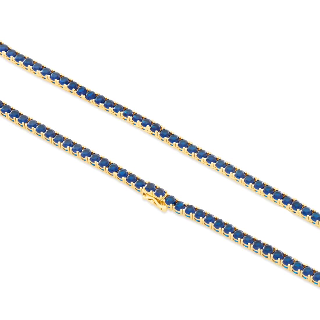 4mm Sapphire Tennis Chain  in  by Kingices