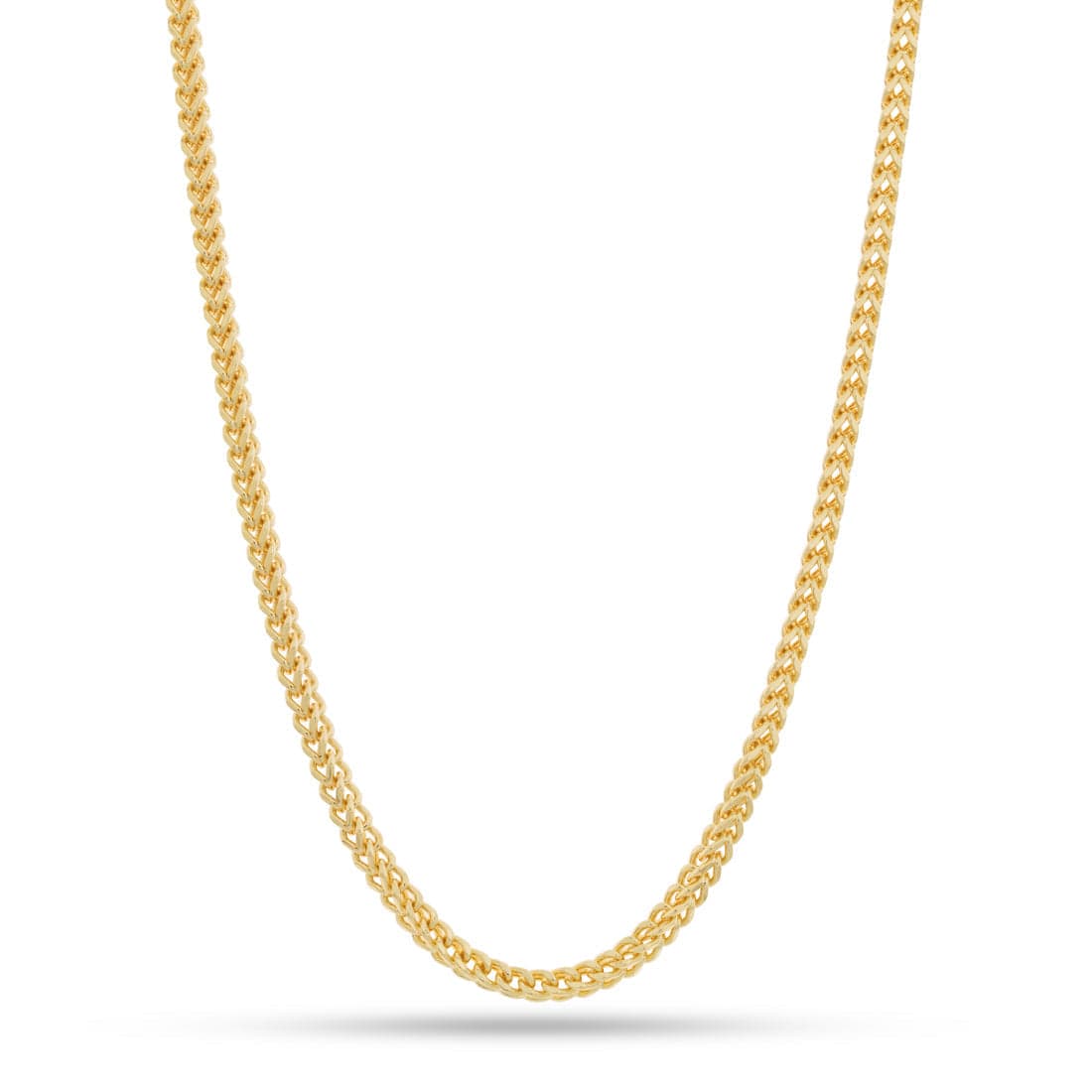 5mm Franco Chain  in  Gold Plated / 14K Gold / 18" by Kingices