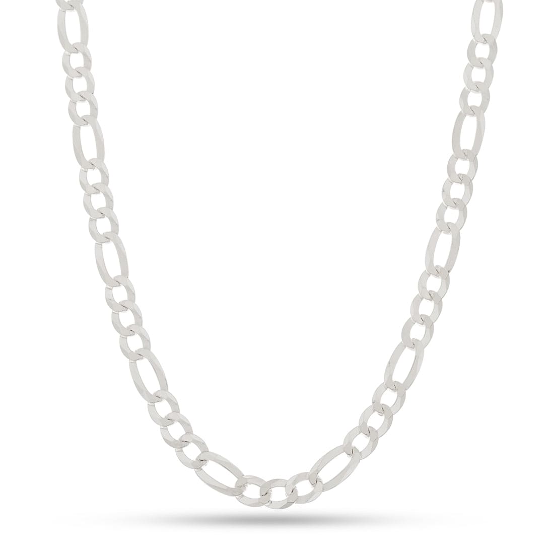 5mm Italian Sterling Silver Figaro Chain  in  22" by Kingices