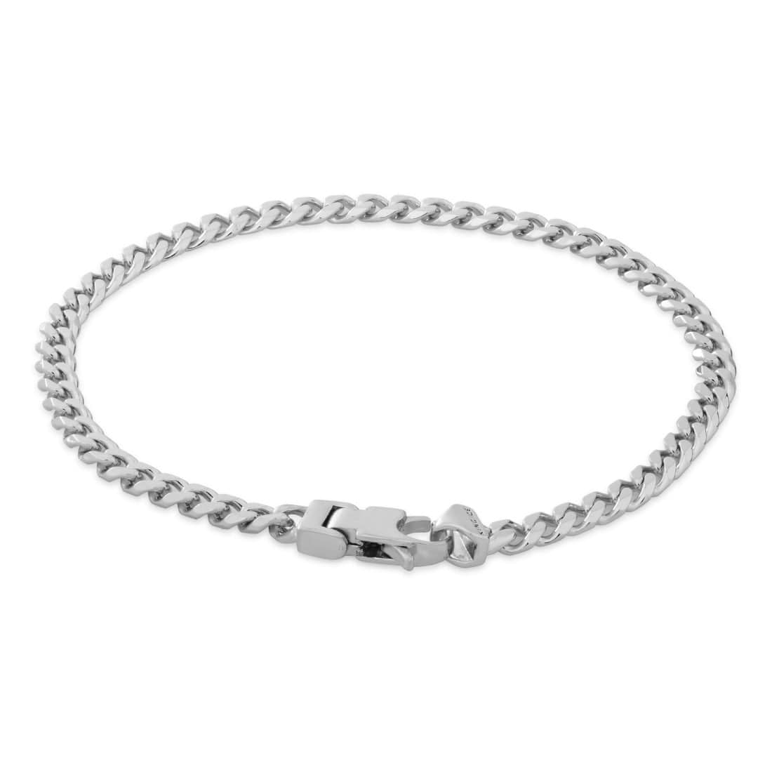 5mm Miami Cuban Link Bracelet  in  Gold Plated / White Gold / 8" by Kingices