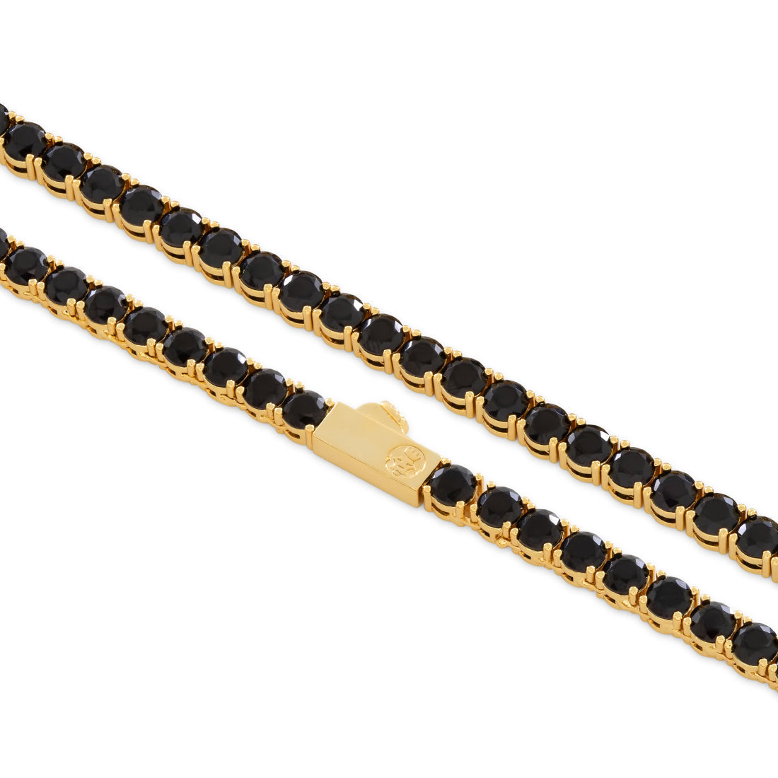 5mm Onyx Tennis Chain  in  by Kingices