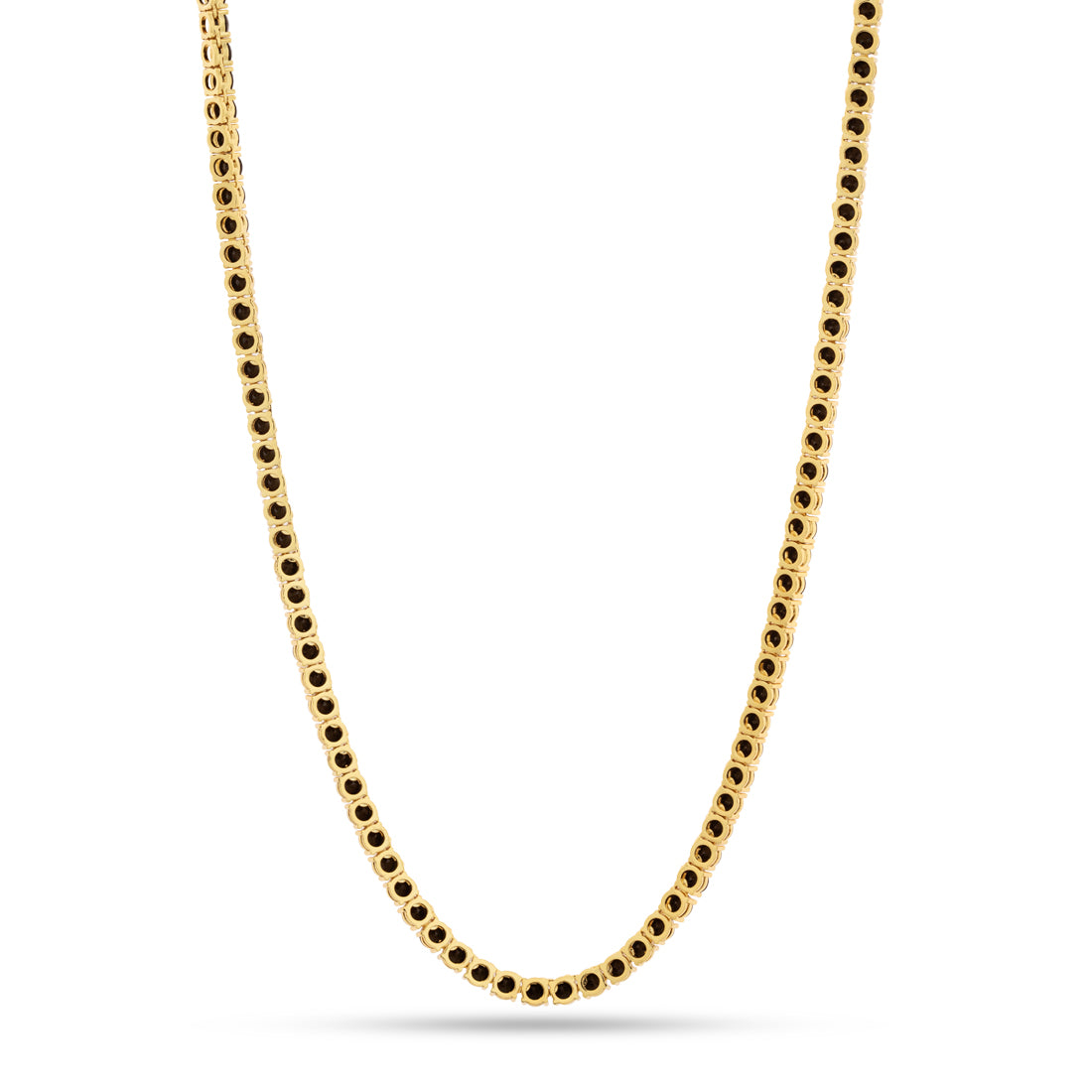5mm Onyx Tennis Chain  in  by Kingices