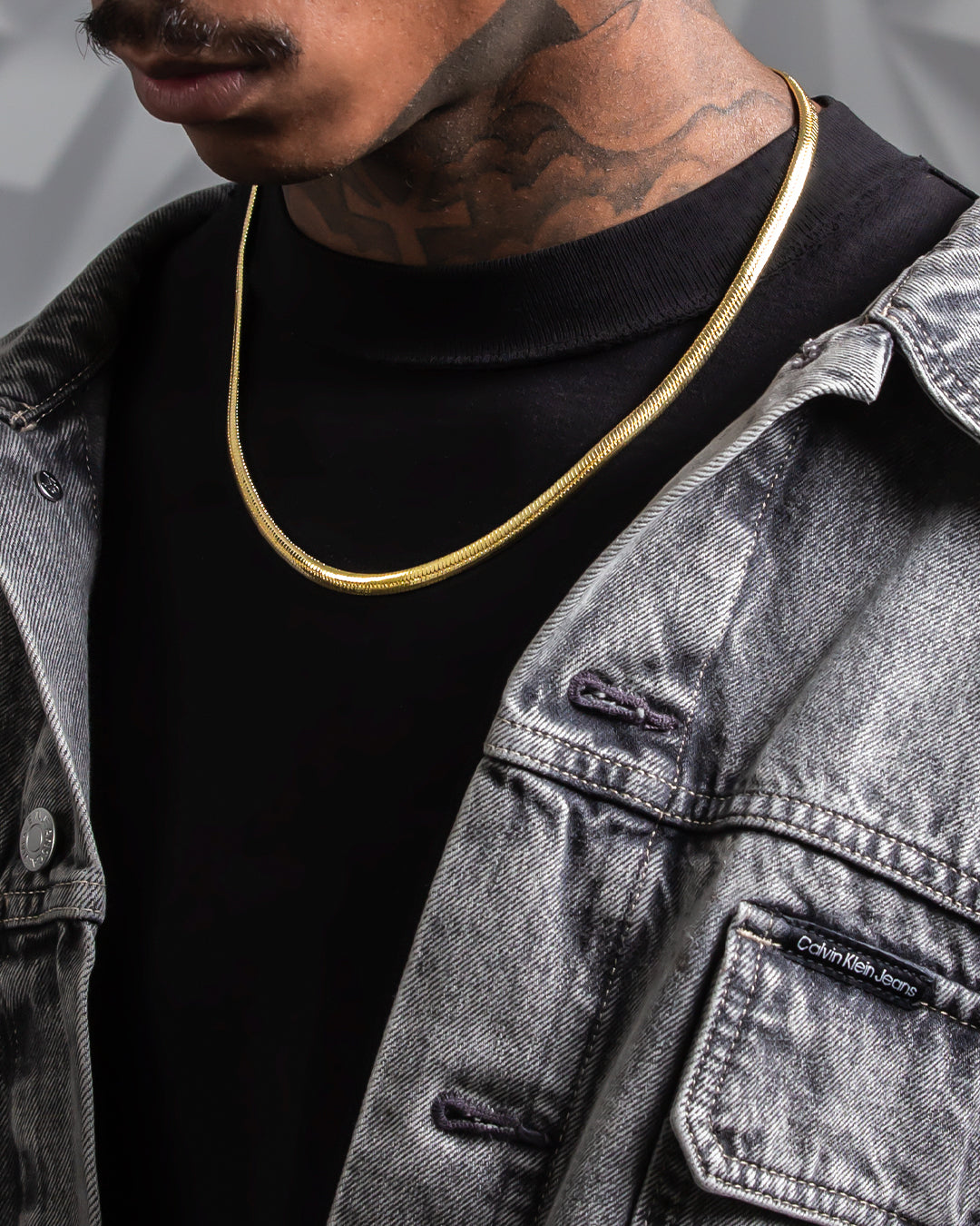 5mm Thick Herringbone Chain  in  by Kingices