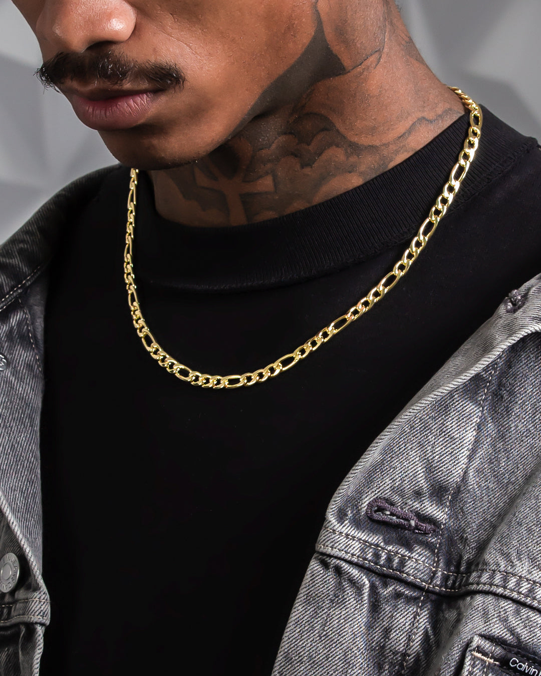 6mm Figaro Chain  in  by Kingices