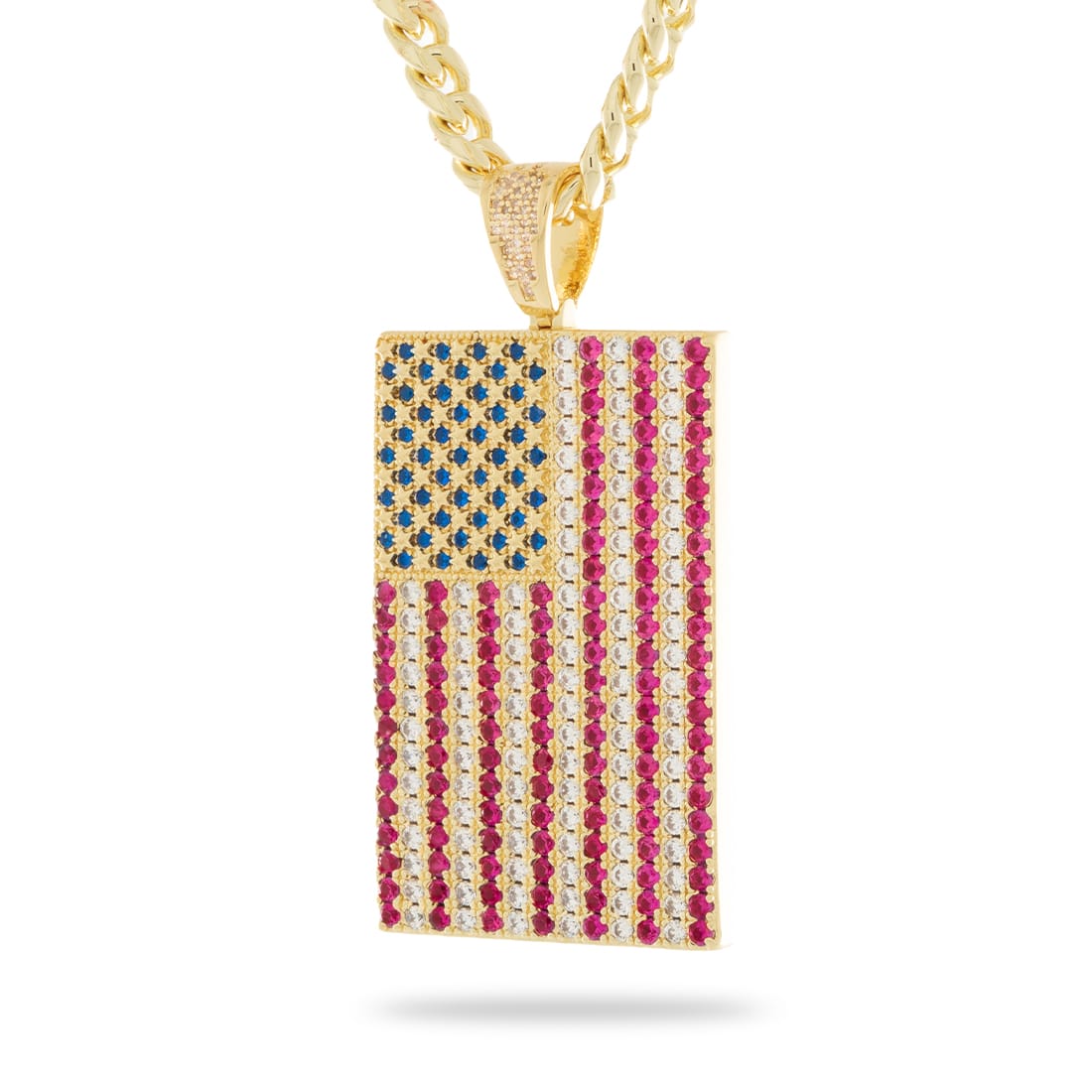 American Standard Necklace  in  14K Gold by Kingices
