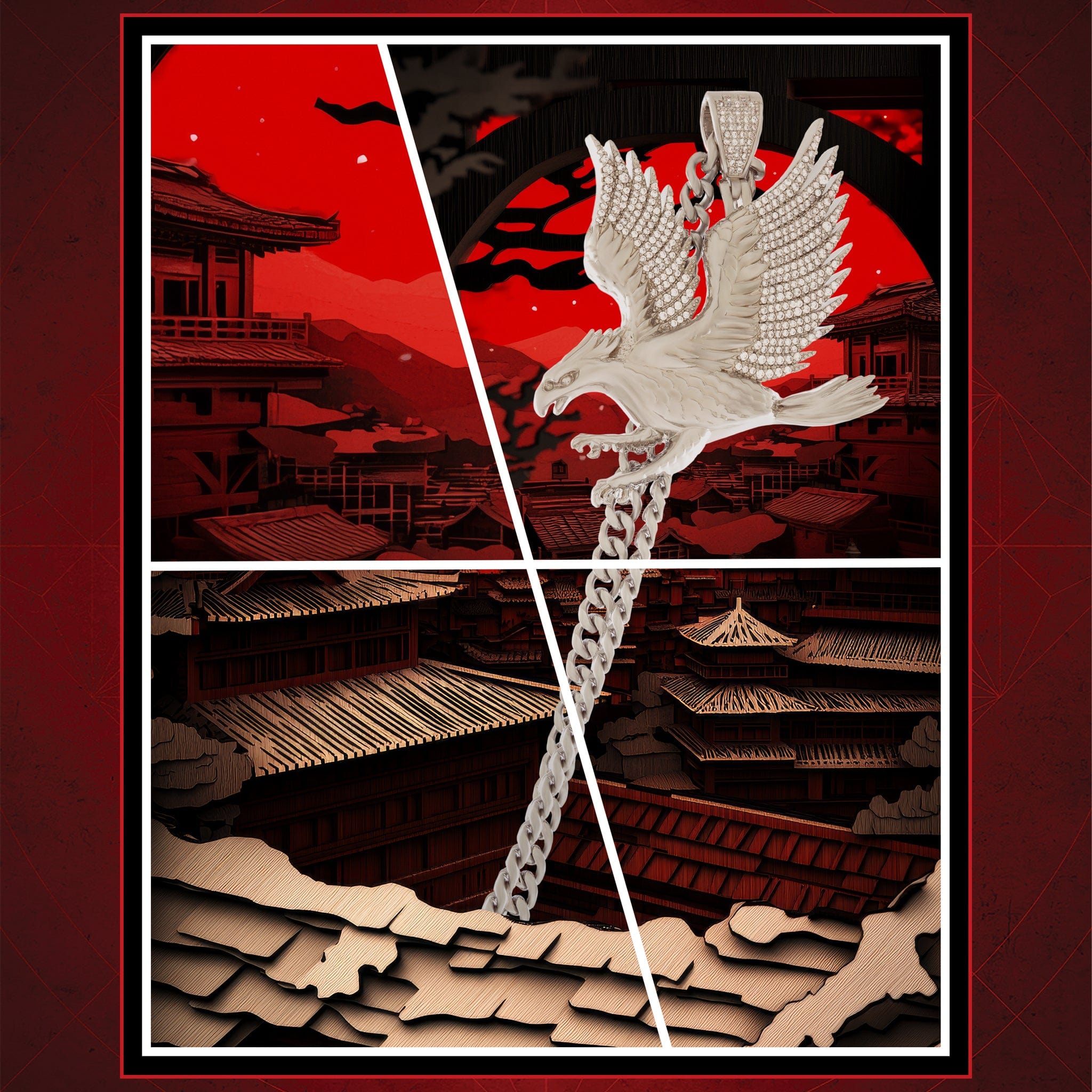 Assassin's Creed x Kingices - Eagle Eye Necklace  in  by Kingices