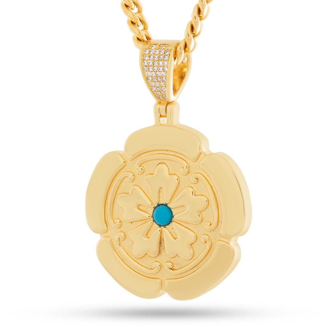 Assassin's Creed x Kingices - Lotus Necklace  in  14K Gold by Kingices