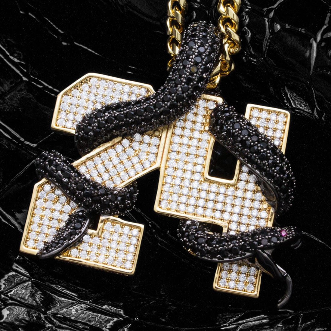 Black Mamba Number 24 Necklace  in  by Kingices