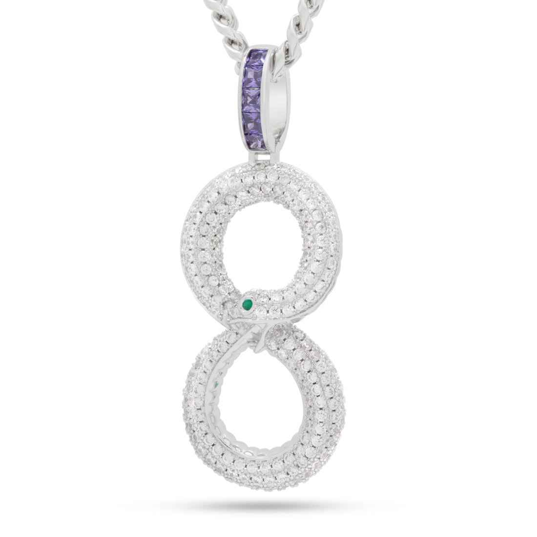 Black Mamba Ouroboros Necklace  in  by Kingices