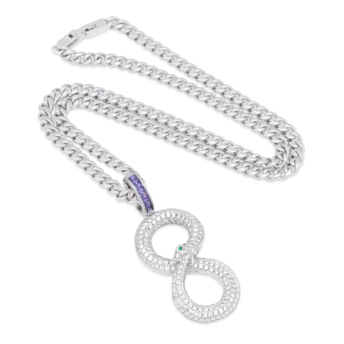 Black Mamba Ouroboros Necklace  in  by Kingices