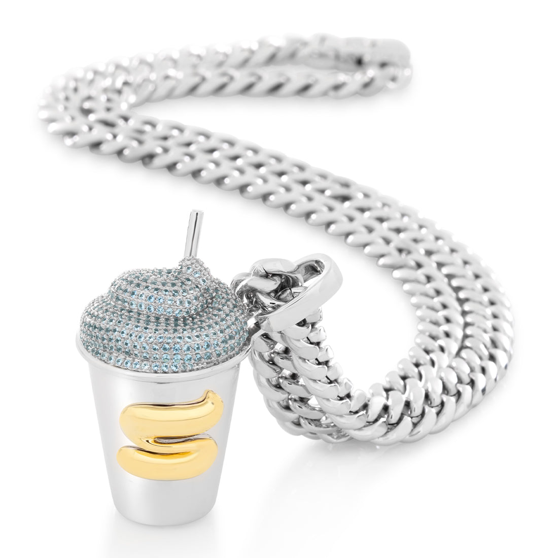 Slurpee® x Kingices - Blue Slurpee® Necklace  in  by Kingices