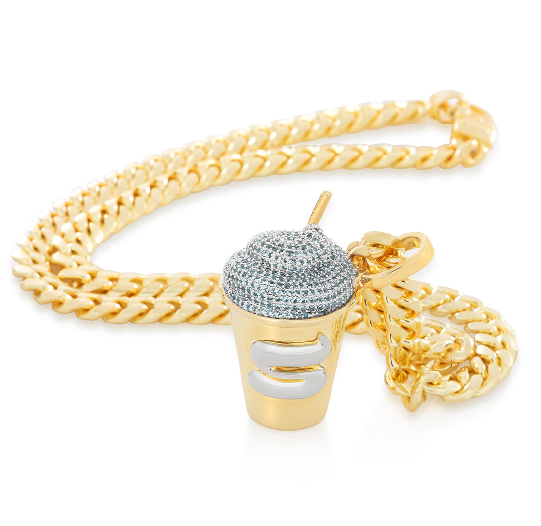 Slurpee® x Kingices - Blue Slurpee® Necklace  in  by Kingices