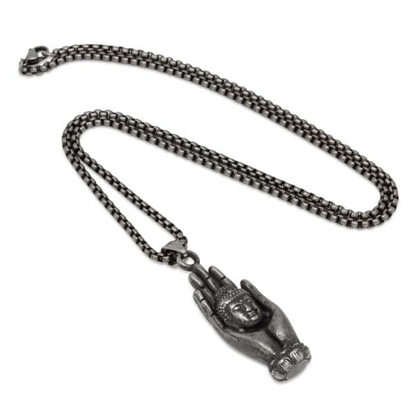 Buddha Hand Necklace  in  by Kingices