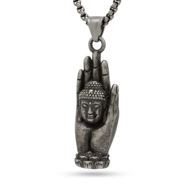 Buddha Hand Necklace  in  by Kingices