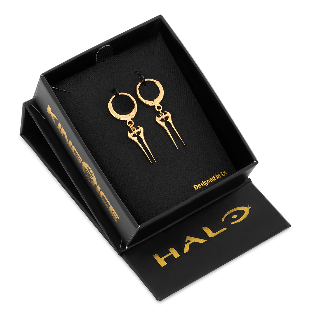 Halo x Kingices - Energy Sword Hanging Earrings  in  by Kingices