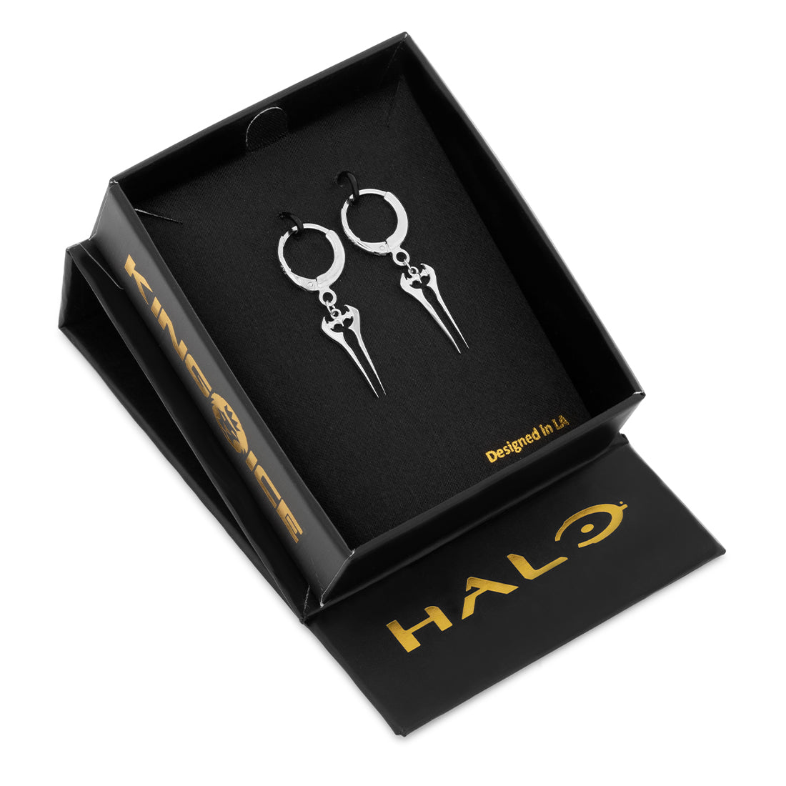 Halo x Kingices - Energy Sword Hanging Earrings  in  by Kingices