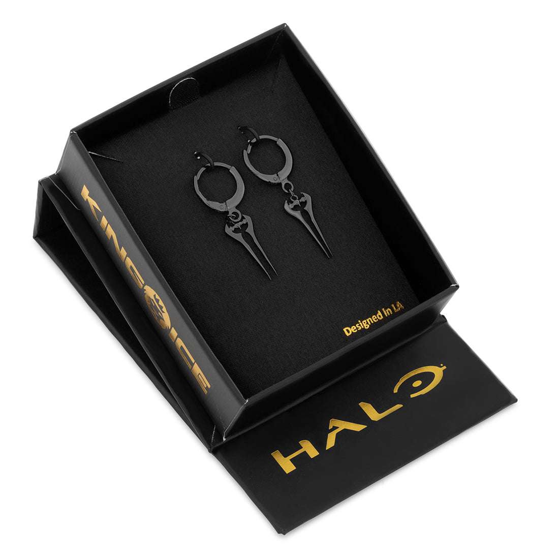 Halo x Kingices - Energy Sword Hanging Earrings  in  by Kingices
