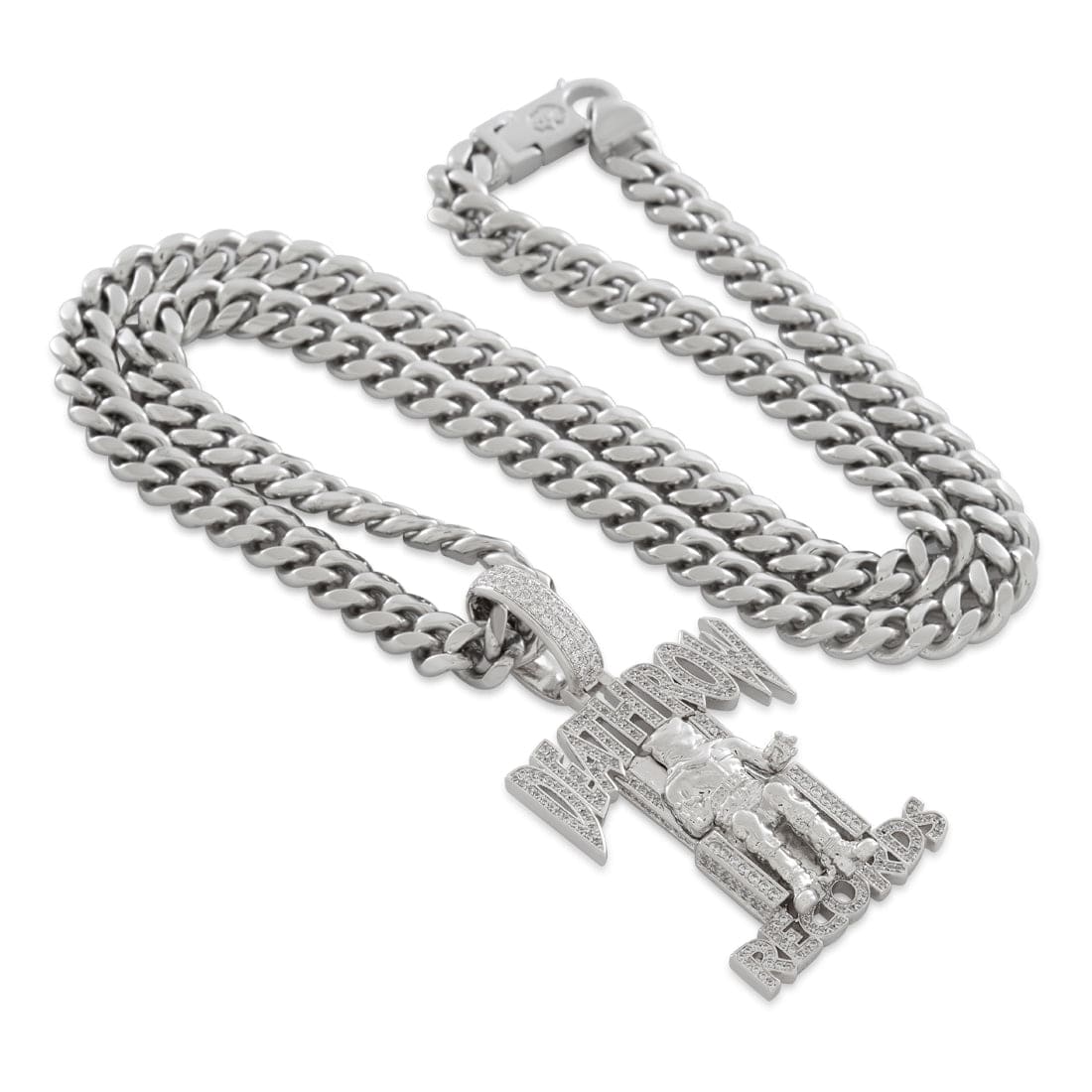 Death Row Records x Kingices - Iced Logo Necklace  in  by Kingices