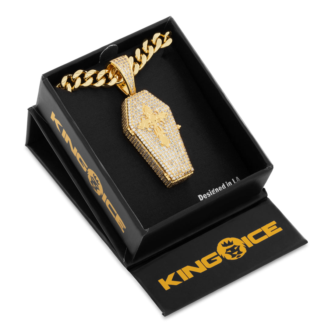 Designed by Mike Zombie - Bed for a Legend Stash Necklace  in  by Kingices