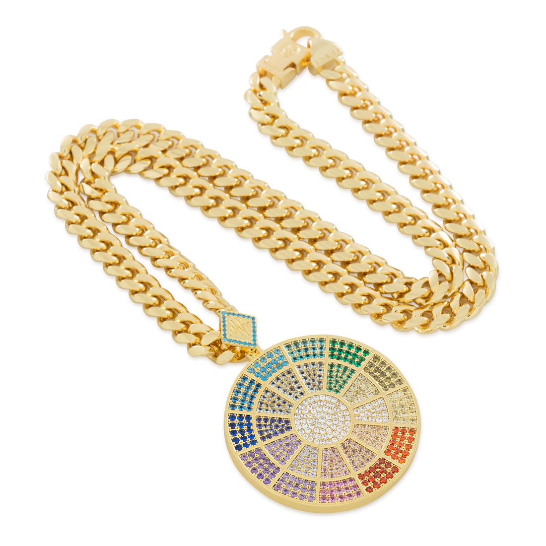 Designed by Mike Zombie - Z Major Necklace  in  Gold Plated / 14K Gold / 2.3" by Kingices
