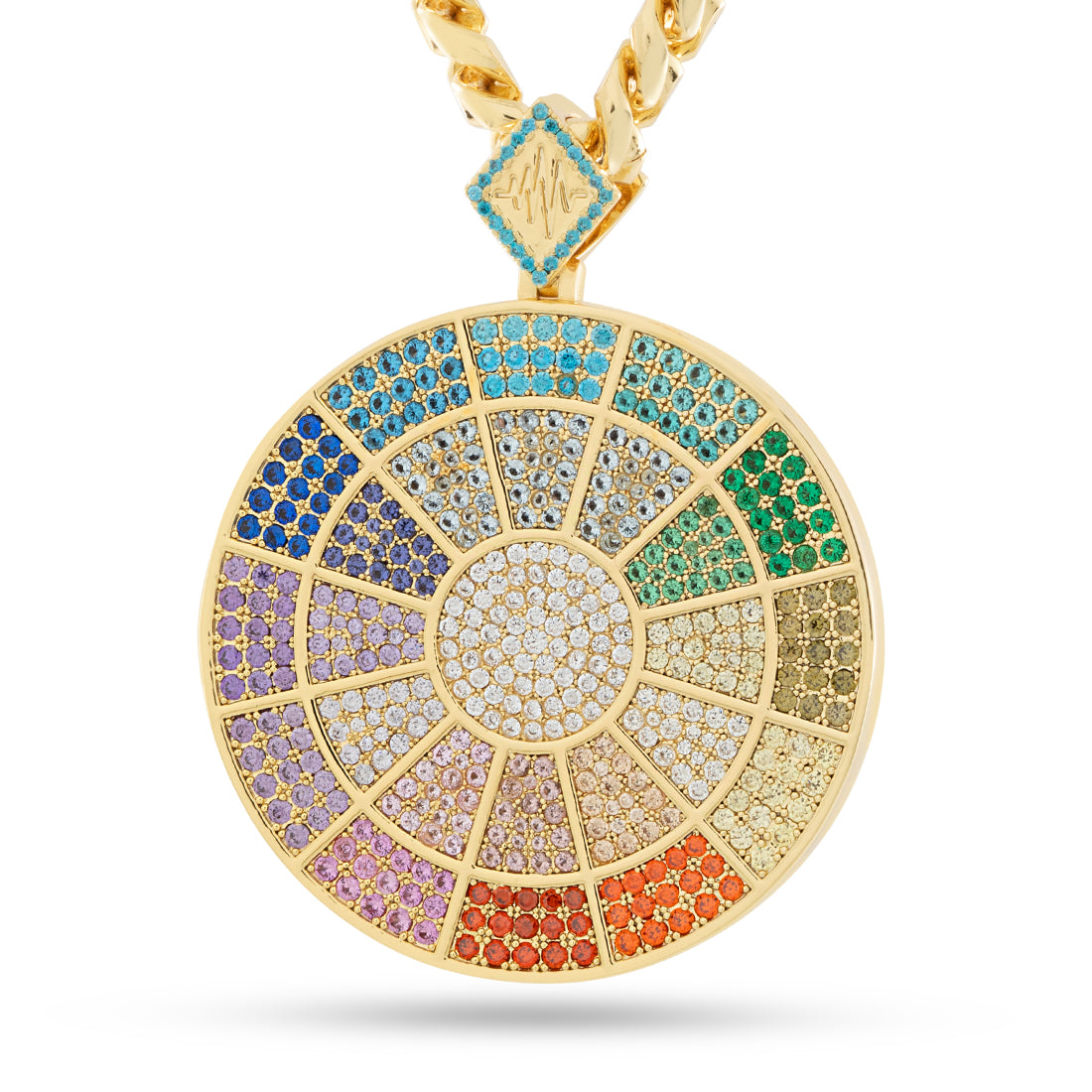 Designed by Mike Zombie - Z Major Necklace  in  Gold Plated / 14K Gold / 2.3" by Kingices