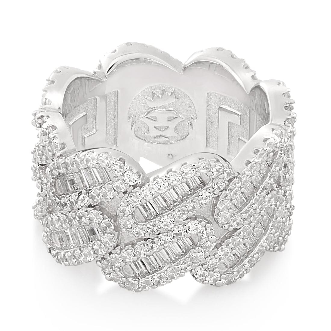 Diamond-Cut Miami Cuban Link Ring  in  by Kingices