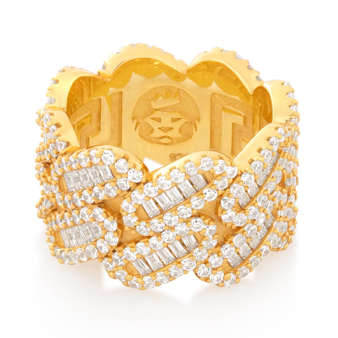 Diamond-Cut Miami Cuban Link Ring  in  by Kingices