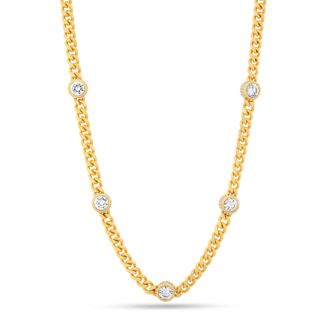 Diamonds by the Yard Chain  in  Gold Plated / 14K Gold / 20" by Kingices
