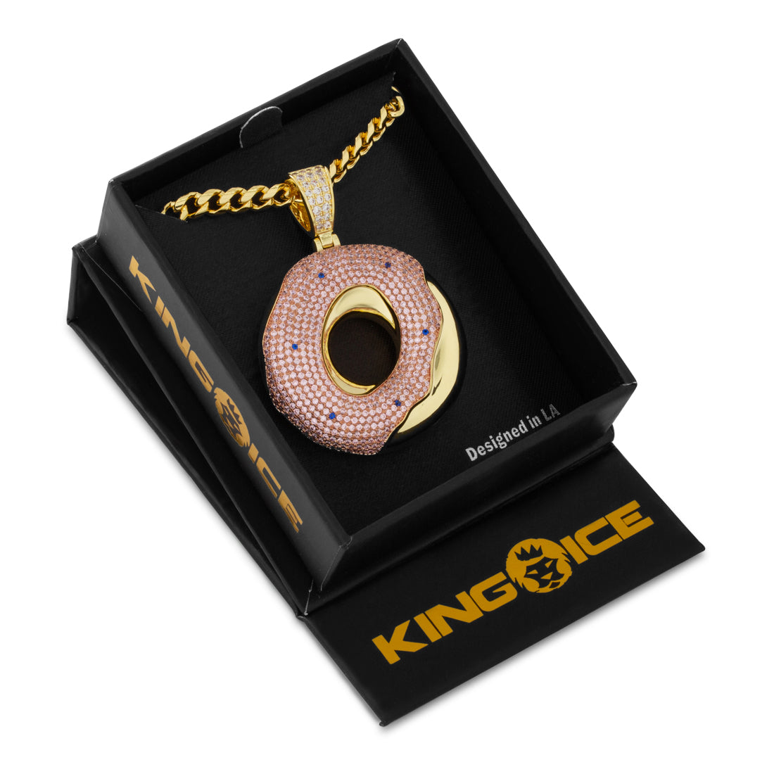 Donut Necklace  in  by Kingices