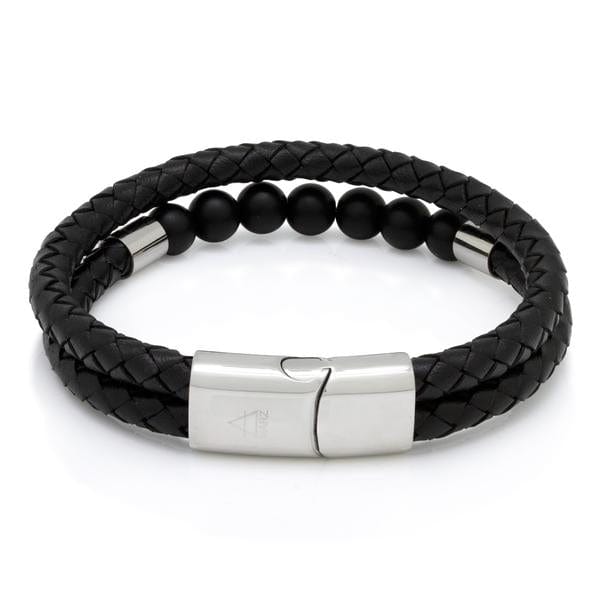 Double Band Bracelet  in  8" by Kingices