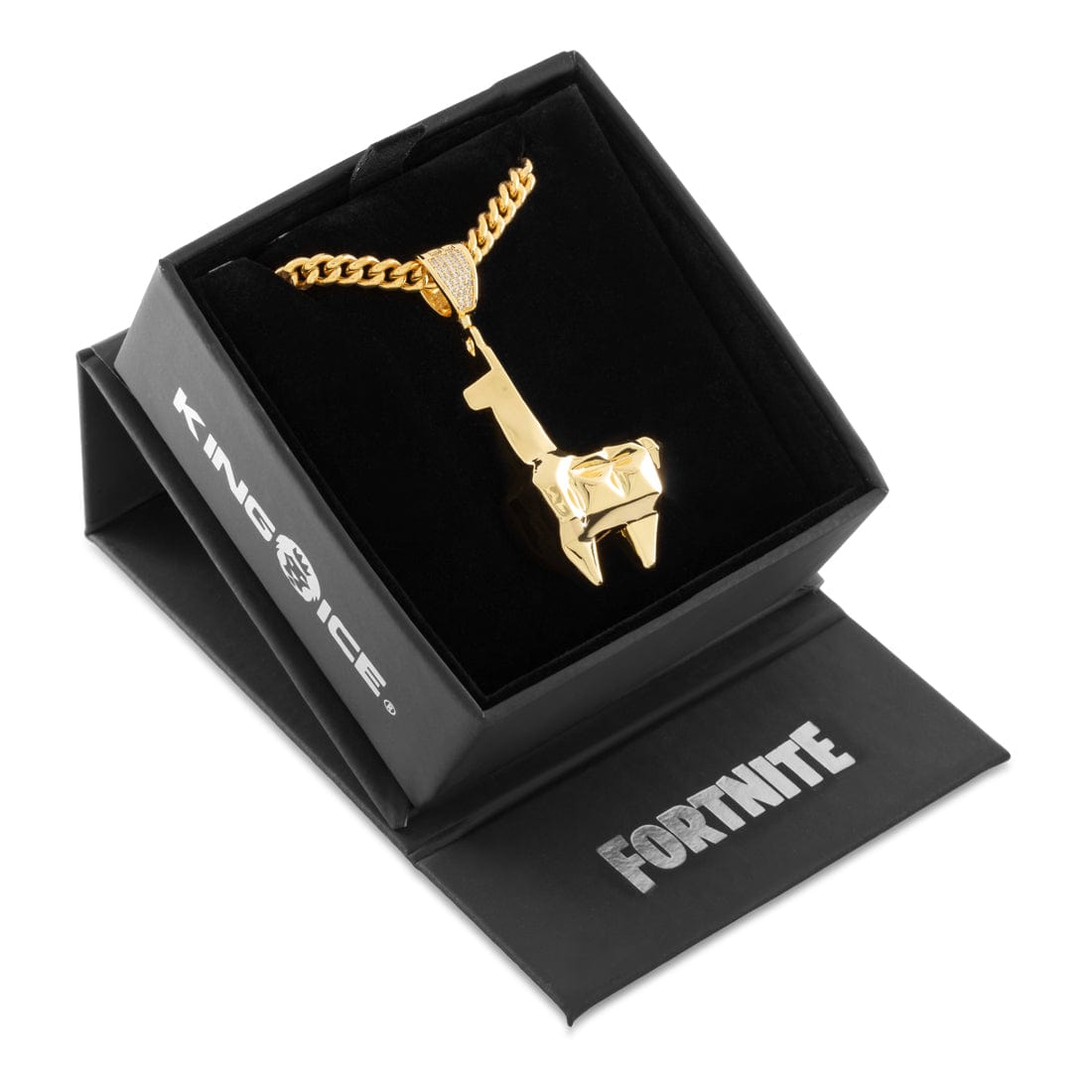 Fortnite x Kingices - Crystal Llama Necklace  in  2.4" by Kingices