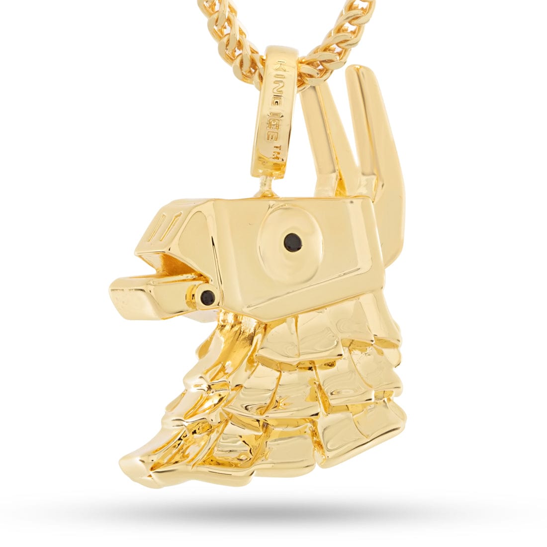 Fortnite x Kingices - Mythic Prized Lama Necklace  in  14K Gold / 1.6" by Kingices
