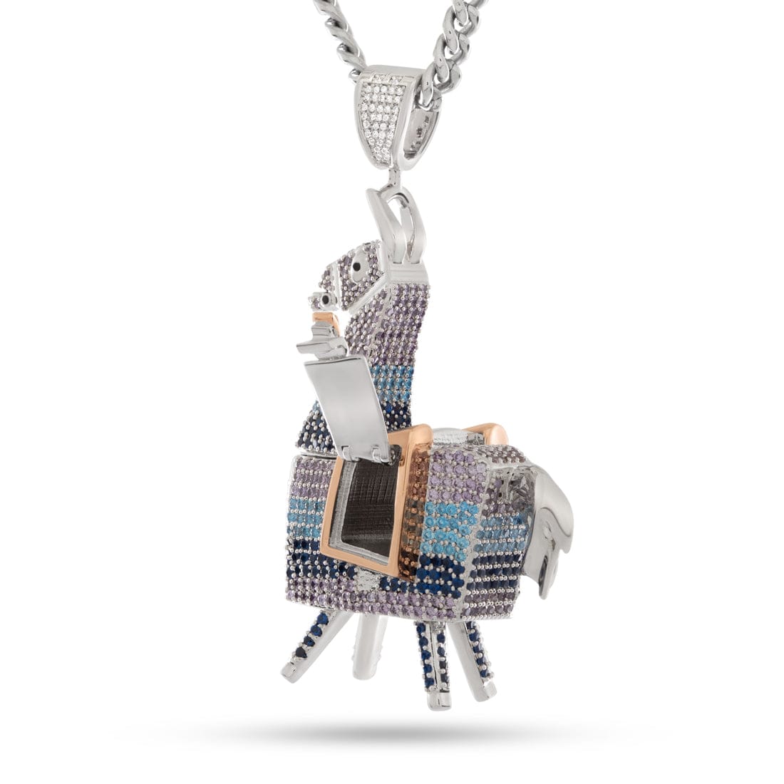 Fortnite x Kingices - Supply Llama Stash Necklace  in  3" by Kingices
