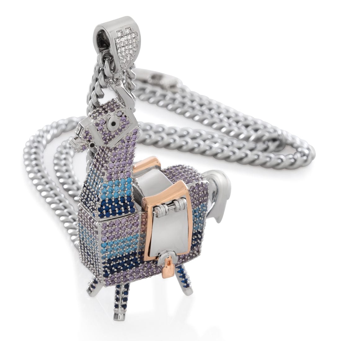 Fortnite x Kingices - Supply Llama Stash Necklace  in  3" by Kingices