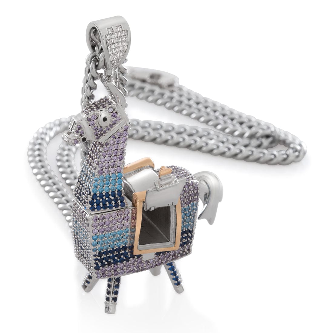 Fortnite x Kingices - Supply Llama Stash Necklace  in  3" by Kingices