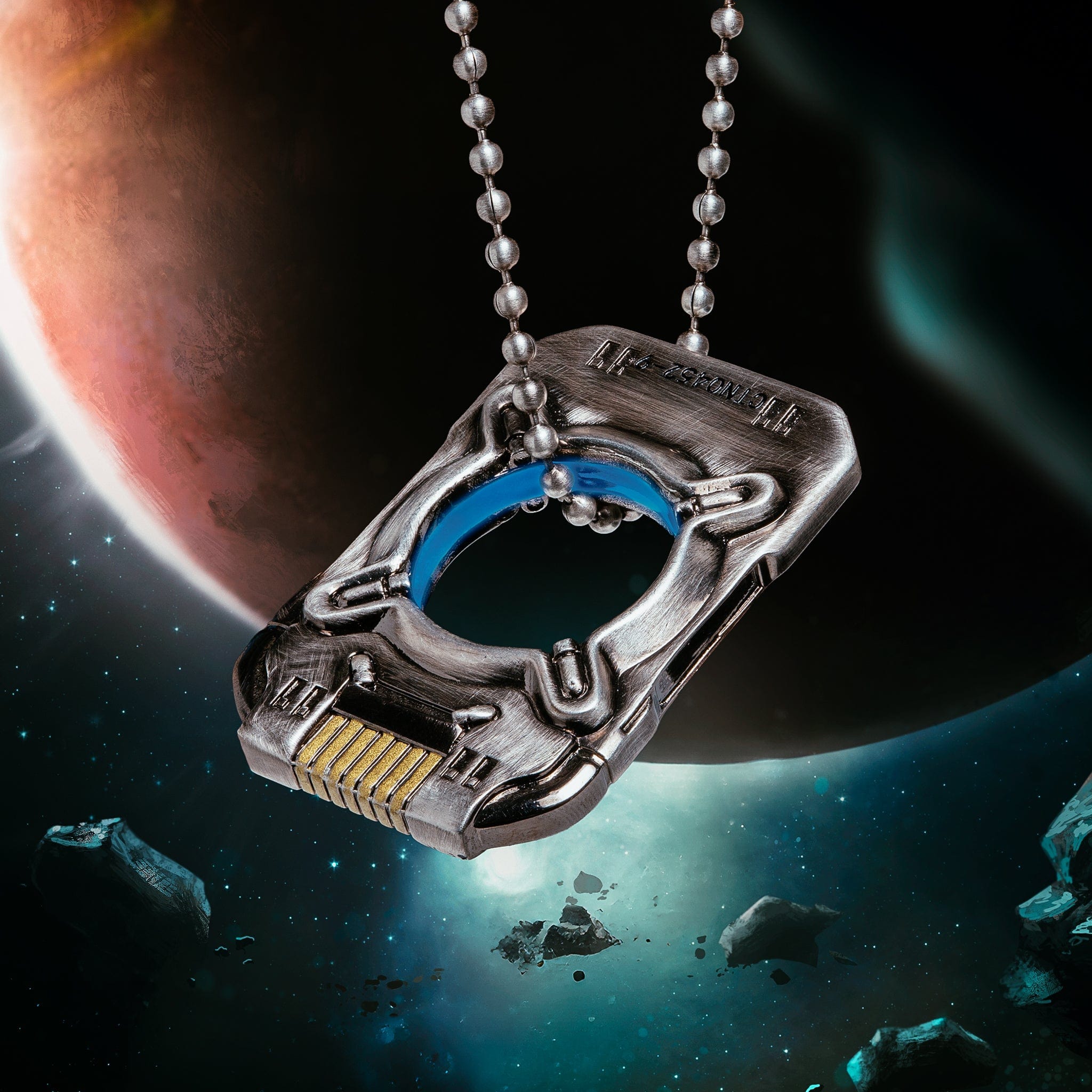 Halo x Kingices - Cortana Chip Necklace  in  2.2" by Kingices