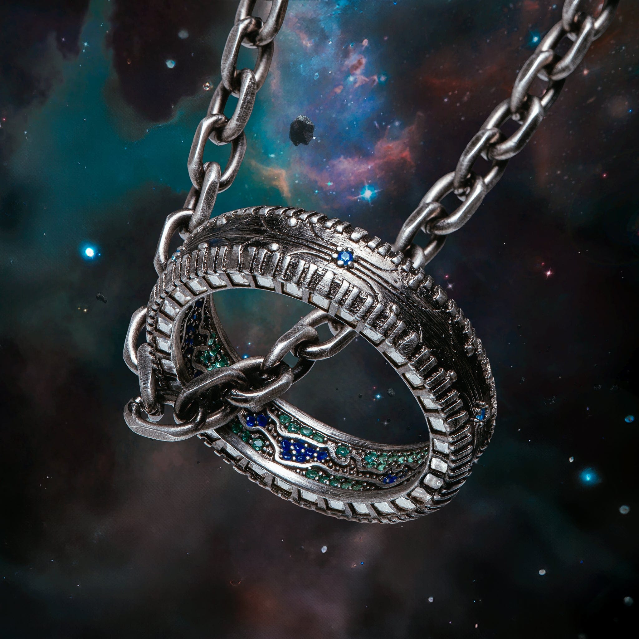 Halo x Kingices - Halo Necklace  in  1.2" by Kingices