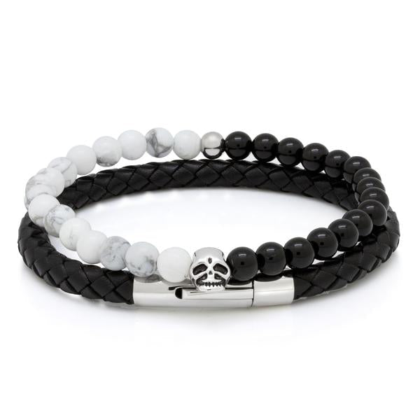 Harmony Set by MARZ  in  White Gold / 8.5" by Kingices