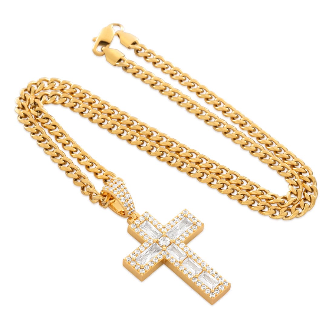 Holdfast Cross Necklace  in  by Kingices