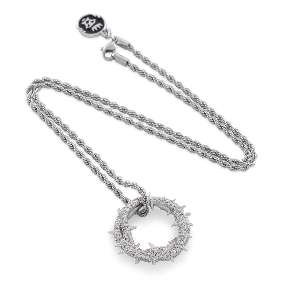 Iced Crown of Thorns Necklace  in  by Kingices