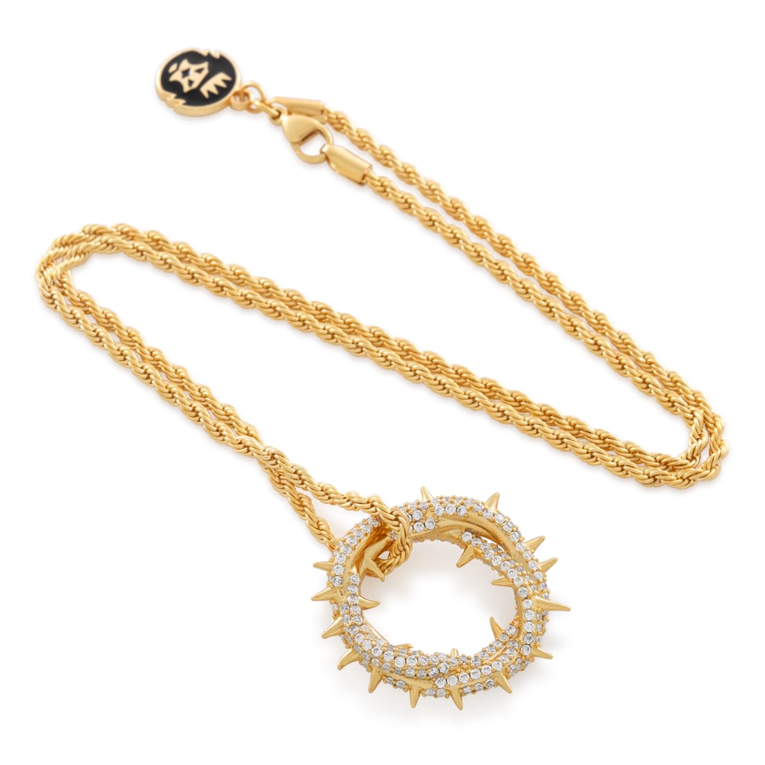 Iced Crown of Thorns Necklace  in  by Kingices