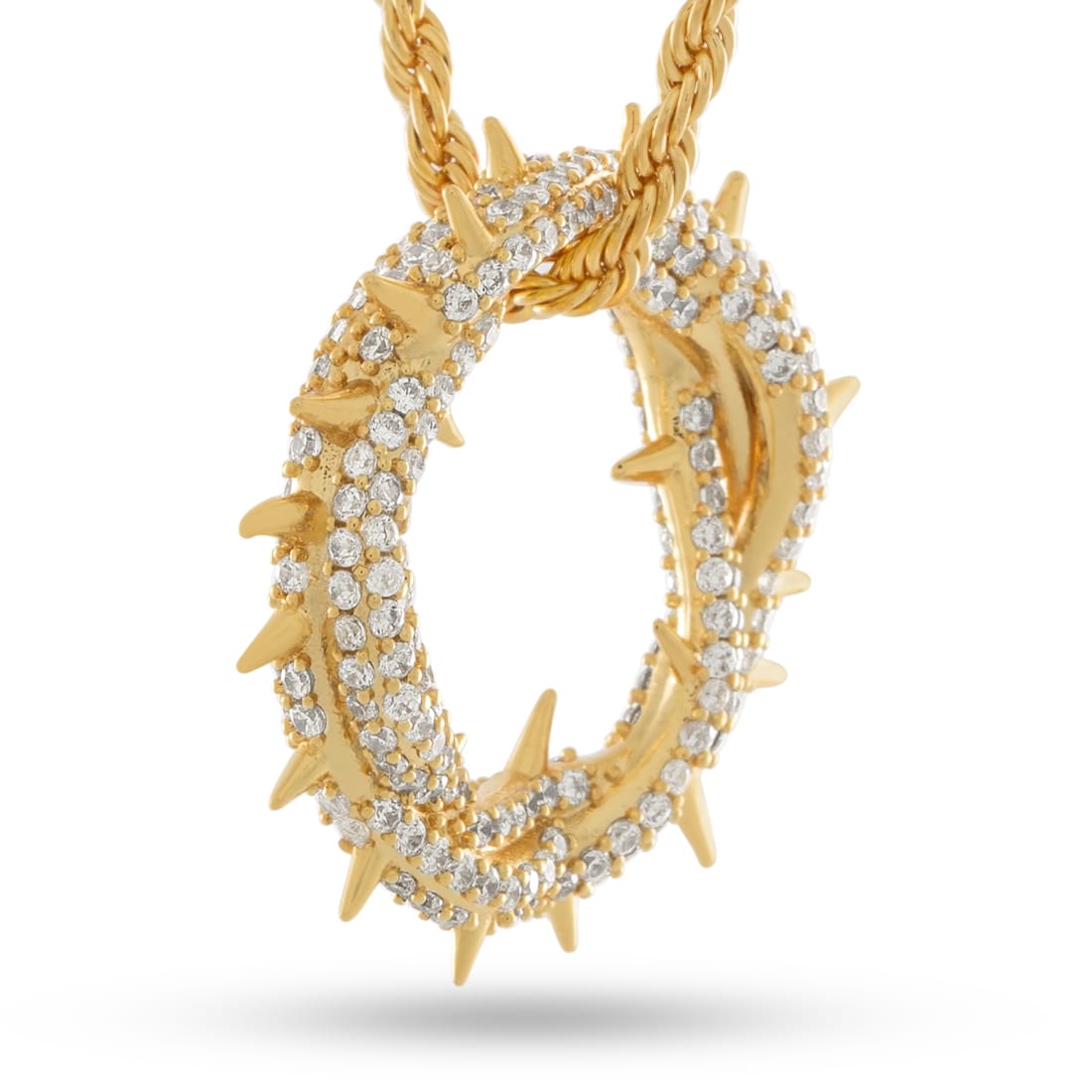 Iced Crown of Thorns Necklace  in  by Kingices