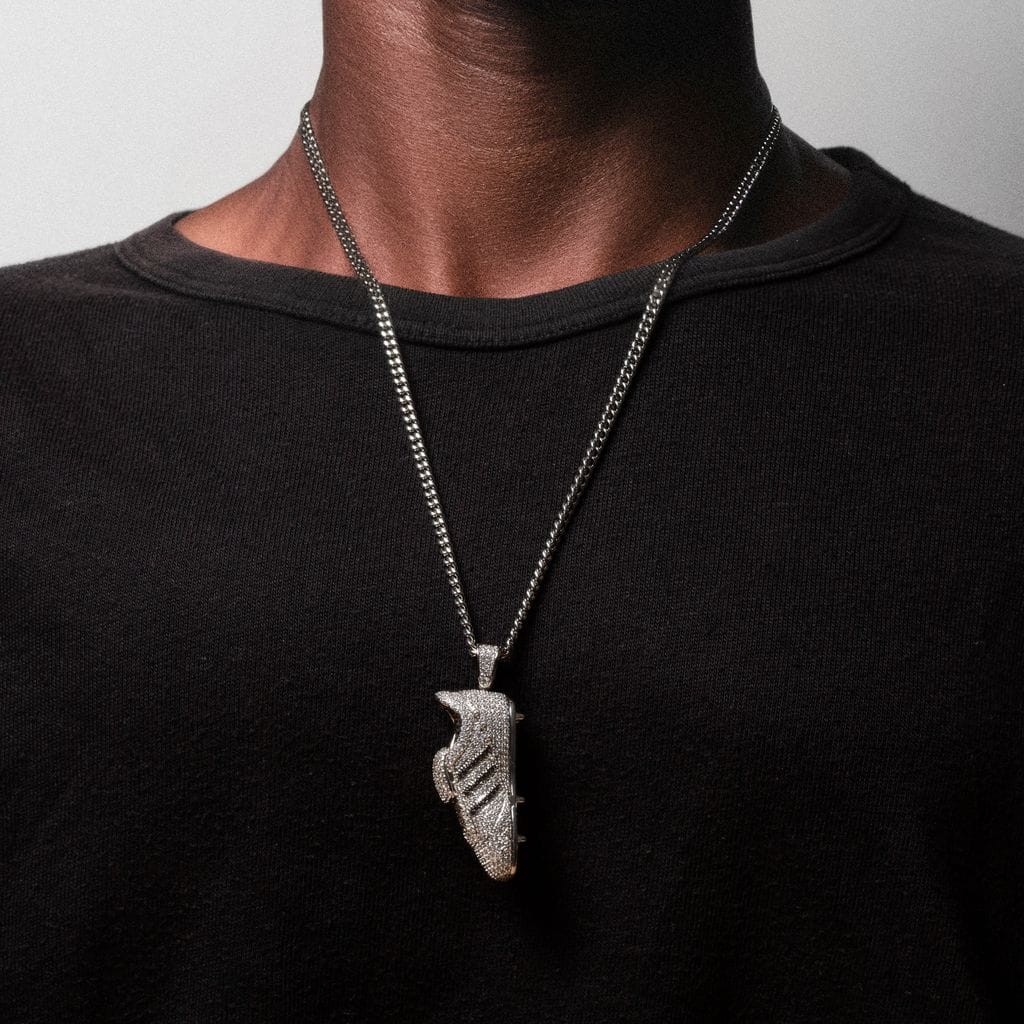 Iced Striker Cleat Necklace  in  by Kingices