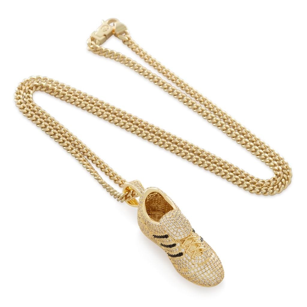 Iced Striker Cleat Necklace  in  by Kingices